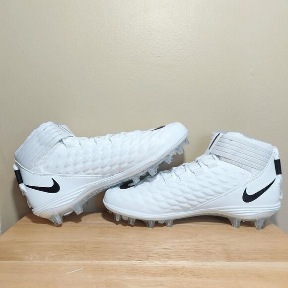 Nike Force Savage Pro 2 Football Cleats White Black AH4000-100 Men's Size 11 - Picture 4 of 7